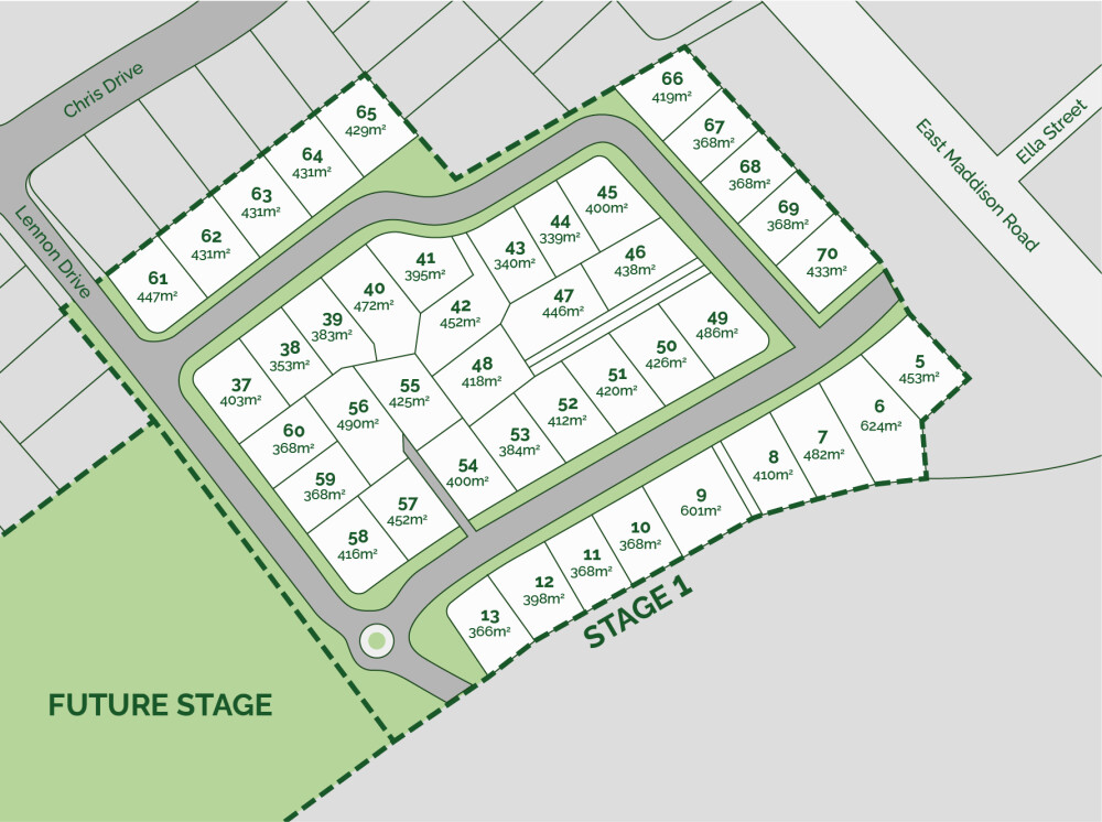 Pinewood Grange Aerial Section View
