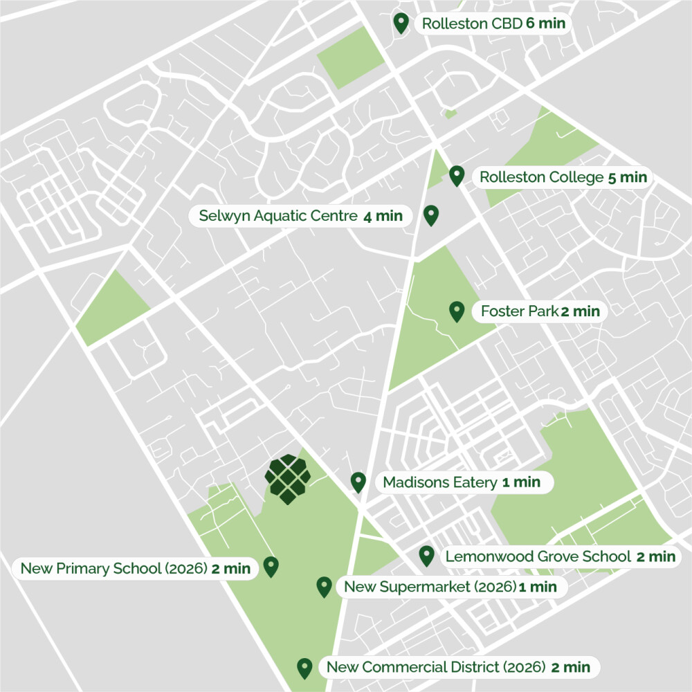 Rolleston Map